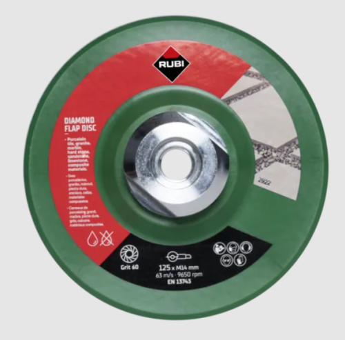 Przejdź do produktu RUBI 32937 FLAP DISC 50/60 ZGRUBNY 125 MM