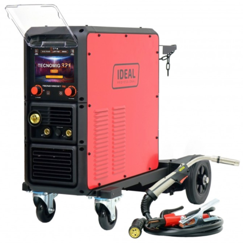 Przejdź do produktu IDEAL PÓŁAUTOMAT SPAWARKA TECNO MIG 321 SYNERGIC LCD + wózek