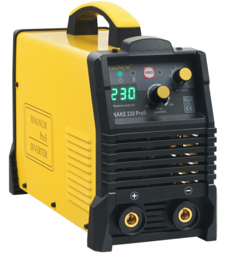 Przejdź do produktu MAGNUM SPAWARKA INWERTEROWA MMA SNAKE 230 PROFI 230A/60%