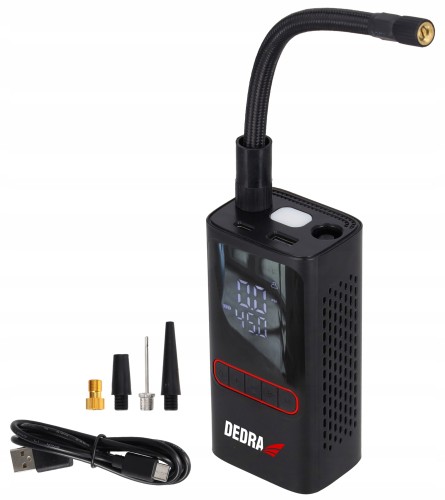 Przejdź do produktu DEDRA BEZPRZEWODOWA POMPKA POWIETRZA DEPP011