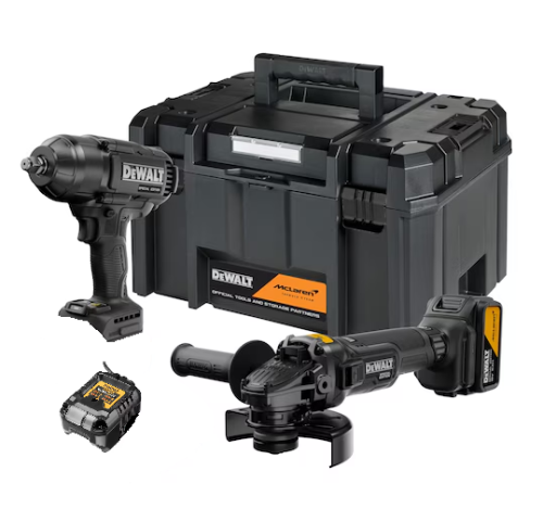 Przejdź do produktu Akumulatorowy zestaw Combo DCF99M + DCG45M, 1x5Ah, 18V XR, DEWALT DCK2225MP1T edycja MCLAREN