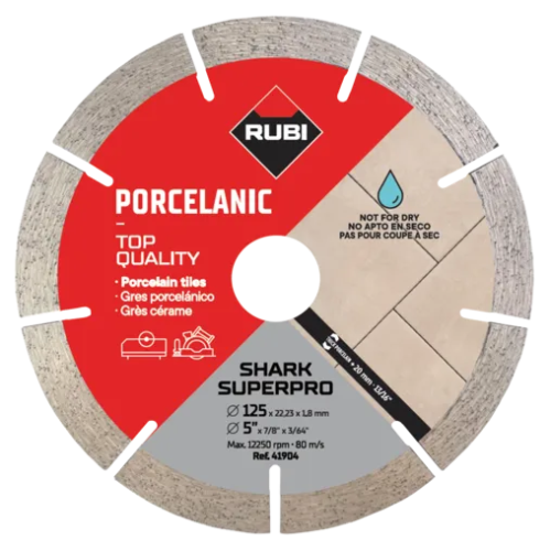 Przejdź do produktu RUBI TARCZA DIAMENTOWA SHARK 125 SUPERPRO 41904