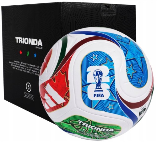 Przejdź do produktu ADIDAS PIŁKA NOŻNA WORLD CUP 26 TRIONDA LEAGUE 2026 PUDEŁKO rozmiar 5