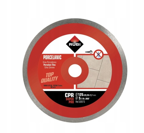 Przejdź do produktu TARCZA DIAMENTOWA CPR 125 SUPERPRO 30973 RUBI