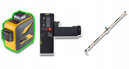 Przejdź do produktu LAMIGO ZESTAW LASER LINIOWY CROSS 3DG+RC-10+KR-34