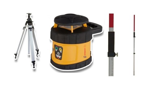 Przejdź do produktu LAMIGO ZESTAW LASER ROTACYJNY SPIN205 + STATYW STLQ3M + ŁATA LTL24