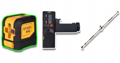 Przejdź do produktu LAMIGO ZESTAW LASER LINIOWY CROSS X1G ODBIORNIK RC-10 KOLUMNA KR-34