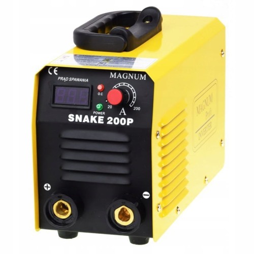 Przejdź do produktu MAGNUM SPAWARKA INWERTOROWA SNAKE 200 PS MMA