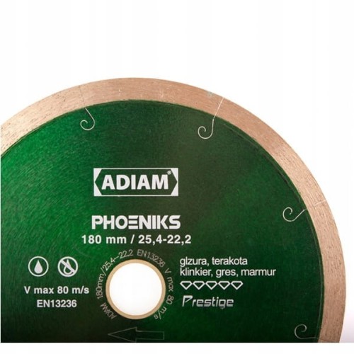 Przejdź do produktu ADIAM TARCZA DIAMENTOWA DO PŁYTEK PHOENIKS 150MM