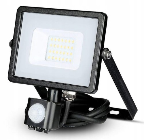 Przejdź do produktu HALOGEN LED V-TAC BIAŁY NEUTRALNY 20W VT-20-S-W CZUJNIK RUCHU