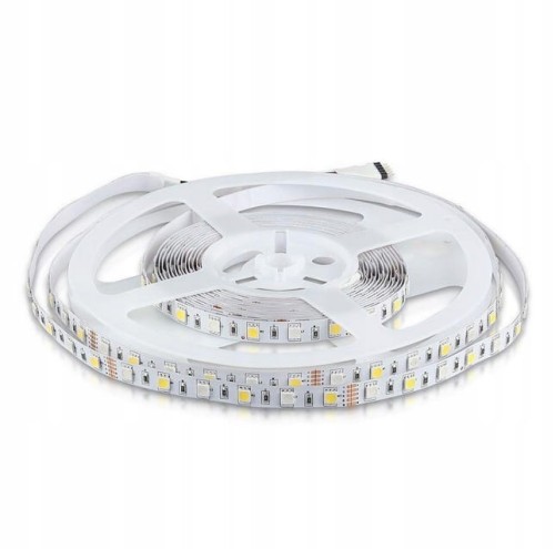 Przejdź do produktu TAŚMA LED V-TAC 5M 12V 8W 300LED VT-5050 KOLOR