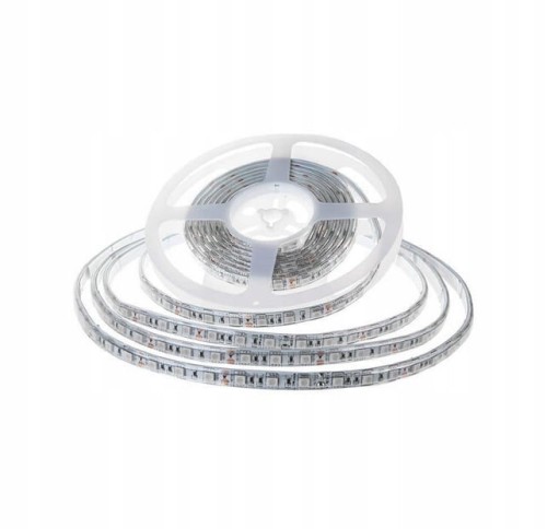 Przejdź do produktu TAŚMA LED V-TAC 5M 12V 7W 300LED VT-5050 KOLOROWA