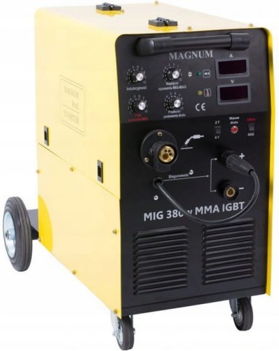 Przejdź do produktu MAGNUM PÓŁAUTOMAT SPAWALNICZY MIG/MAG 380W MMA