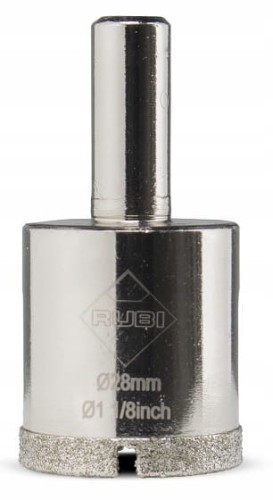 Przejdź do produktu RUBI WIERTŁO DIAMENTOWE DO GRESU EASY GRES 28 MM