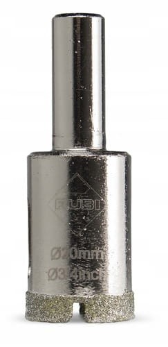 Przejdź do produktu RUBI WIERTŁO DIAMENTOWE DO GRESU EASY GRES 20 MM