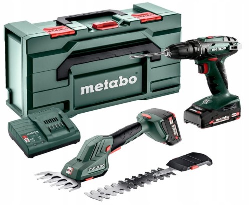 Przejdź do produktu METABO AKU WIERTARKO-WKRĘTARKA BS 18 AKU NOŻYCE DO TRAWY ZESTAW ELEKT COMBO