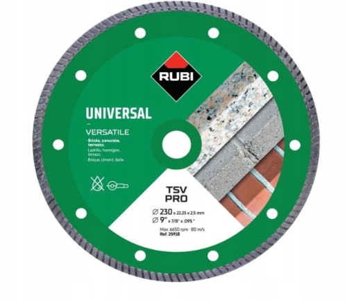 Przejdź do produktu RUBI 25918 TARCZA DIAMENTOWA TSV 230 PRO